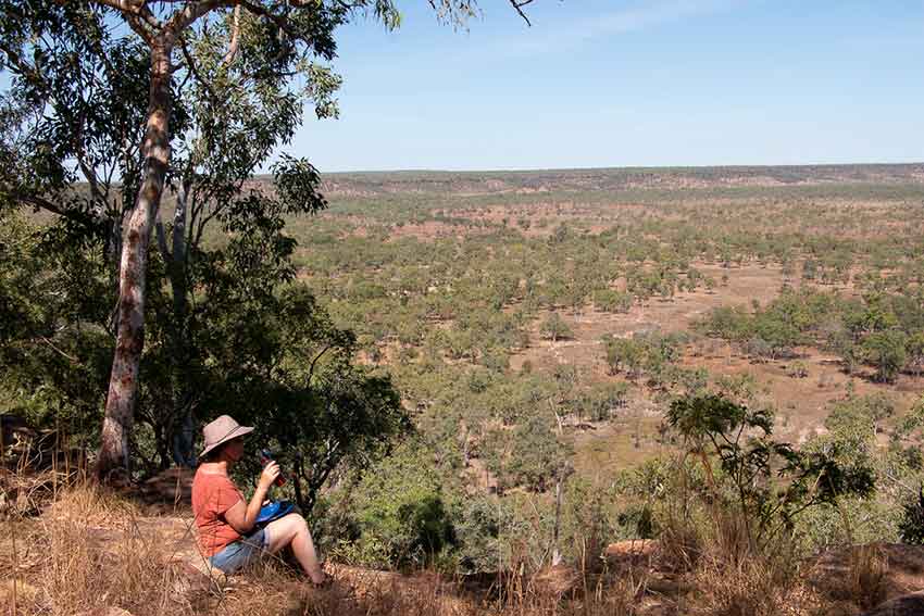 Lunch stop with a view in East Arnhem Land
