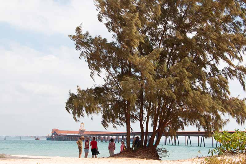 Rio Tinto bauxite terminal at Nhulunbuy, East Arnhem Land