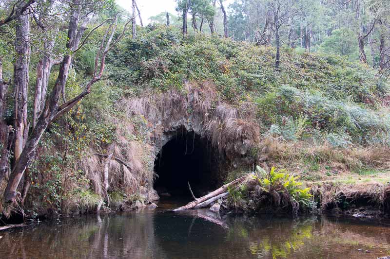 A river diversion tunnel at Jericho