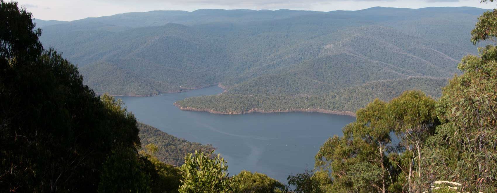 View of Lake Thomson from Cast Iron Point
