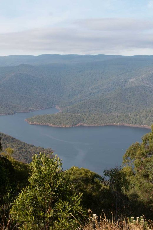 View of Lake Thomson from Cast Iron Point